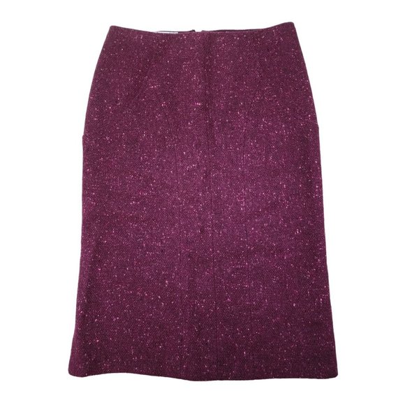Moschino Purple Skirt 6 Wool Beautiful Color
